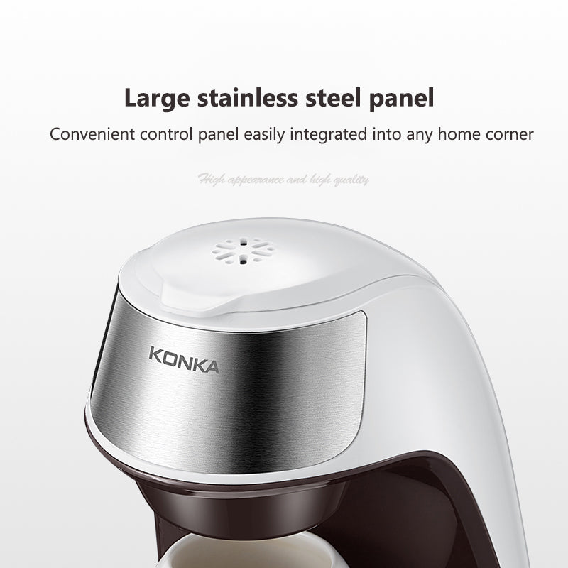 Compact Auto Coffee Maker – One-Touch Brew for Home & Office