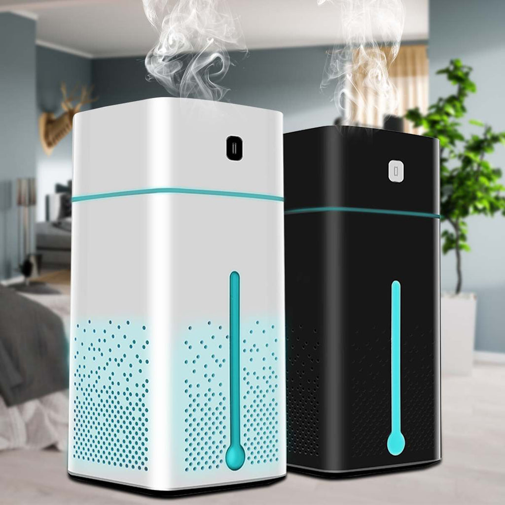 2-in-1 Air Purifier + Humidifier – Quiet Bedside Mist