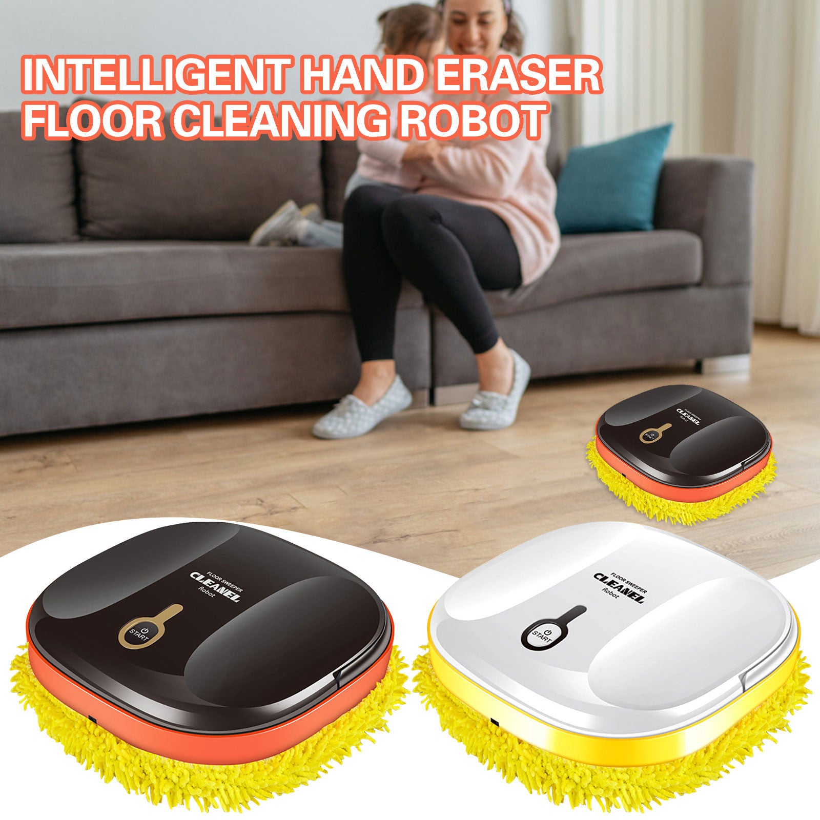 Smart Robot Vacuum & Mop – Self-Charging Floor Cleaner