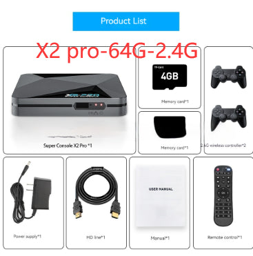 Retro Gaming Console – 10,000+ Games + 4K Streaming Box