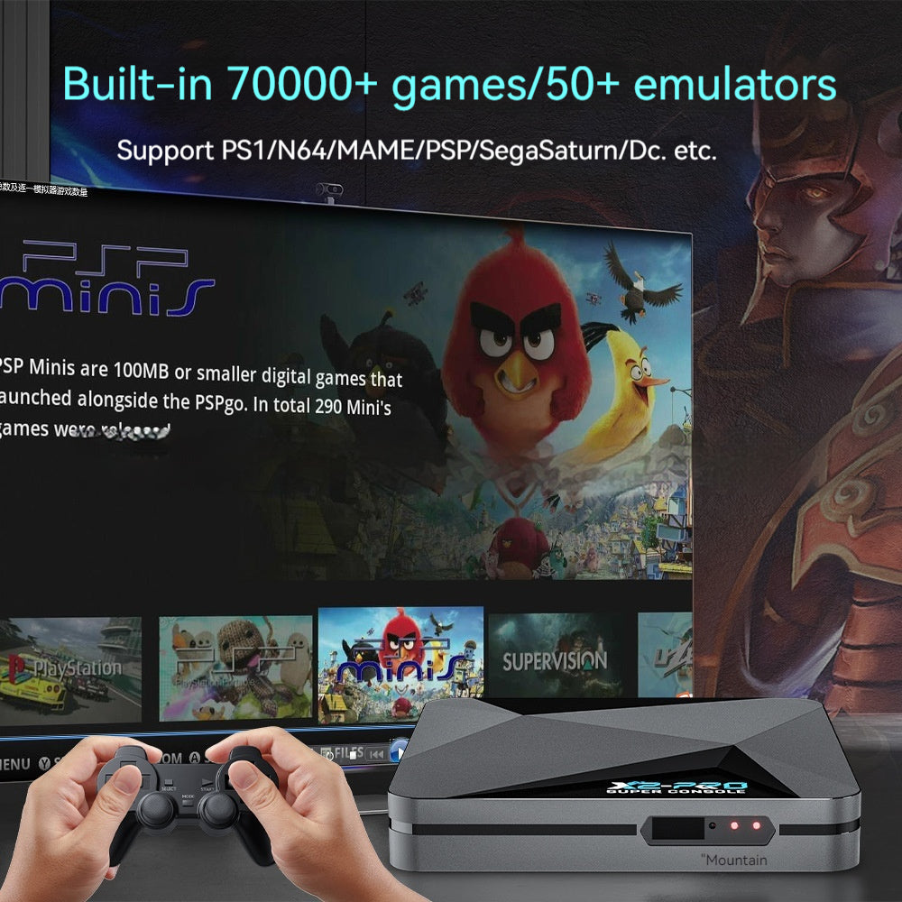 Retro Gaming Console – 10,000+ Games + 4K Streaming Box
